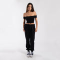 Women's Off Shoulder Cropped Tee