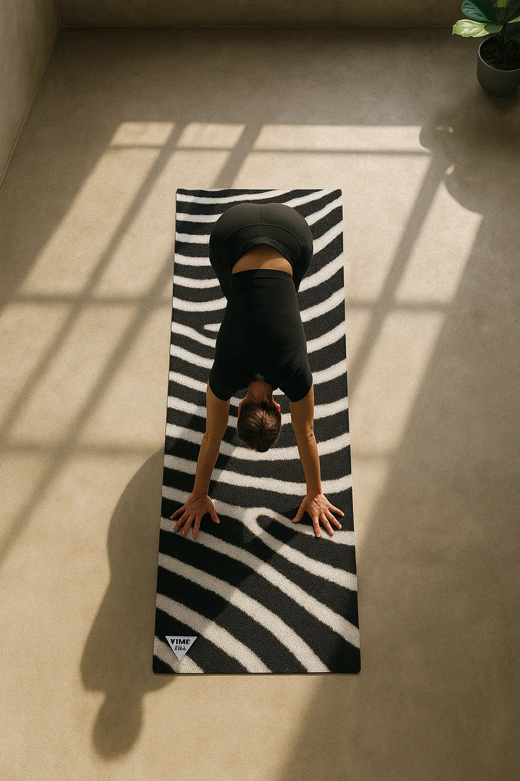 Zebra Stripe Eco-friendly Yoga Mat