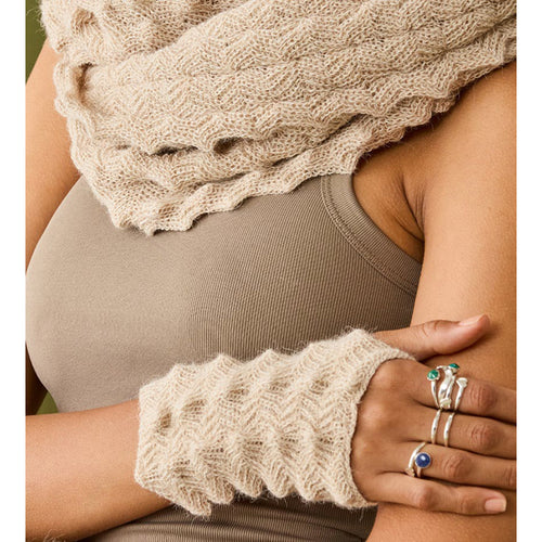 Andean Crochet Alpaca Scarf