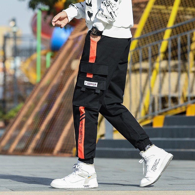 Big Pocket Men's Cargo Pants Streetwear Leisure Hip Hop Jogging Pants Male High Quality New Sweatpants Pants Mens Trousers-2