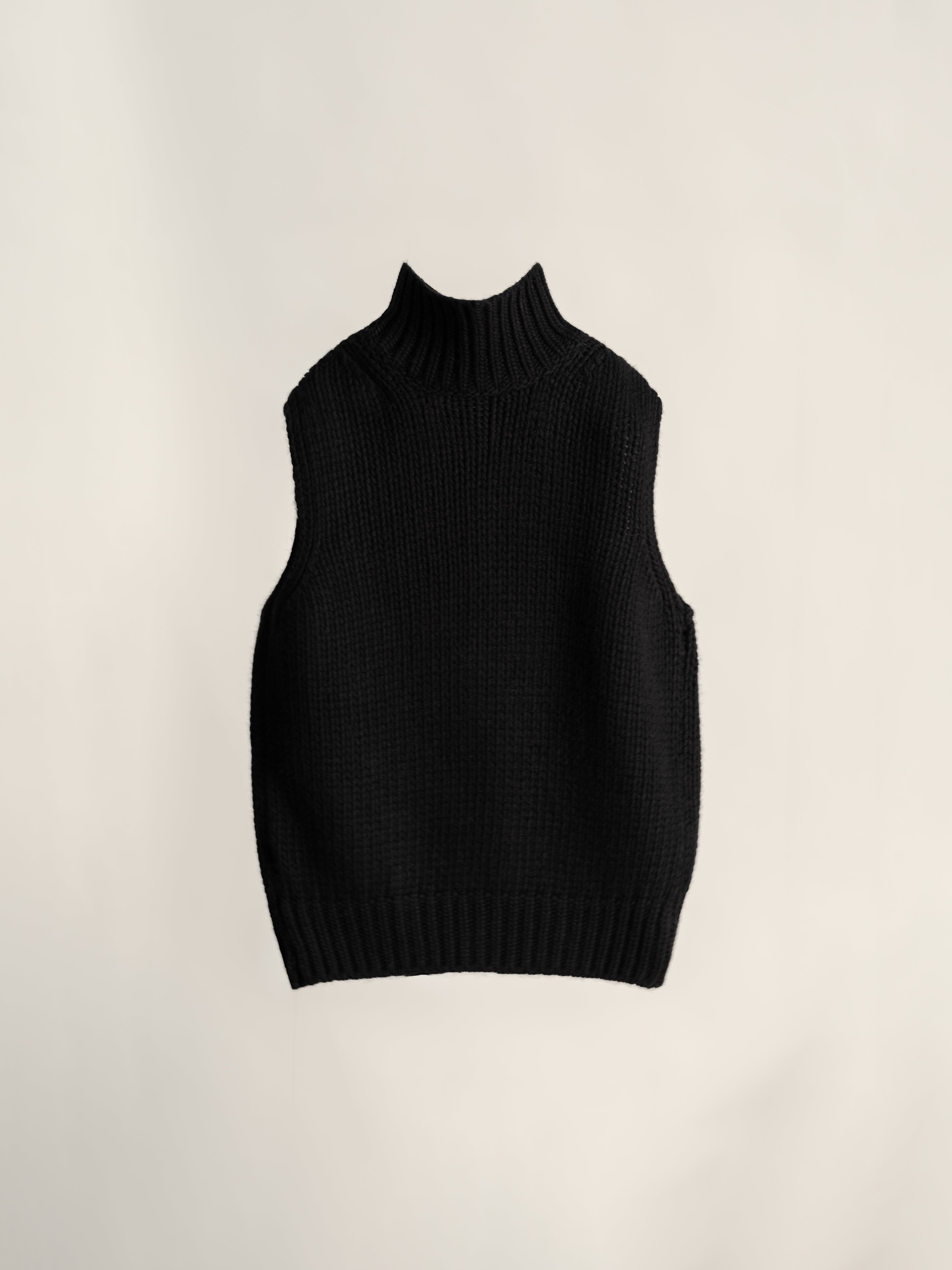 Cashmere-Mix Sleeveless Knit Top