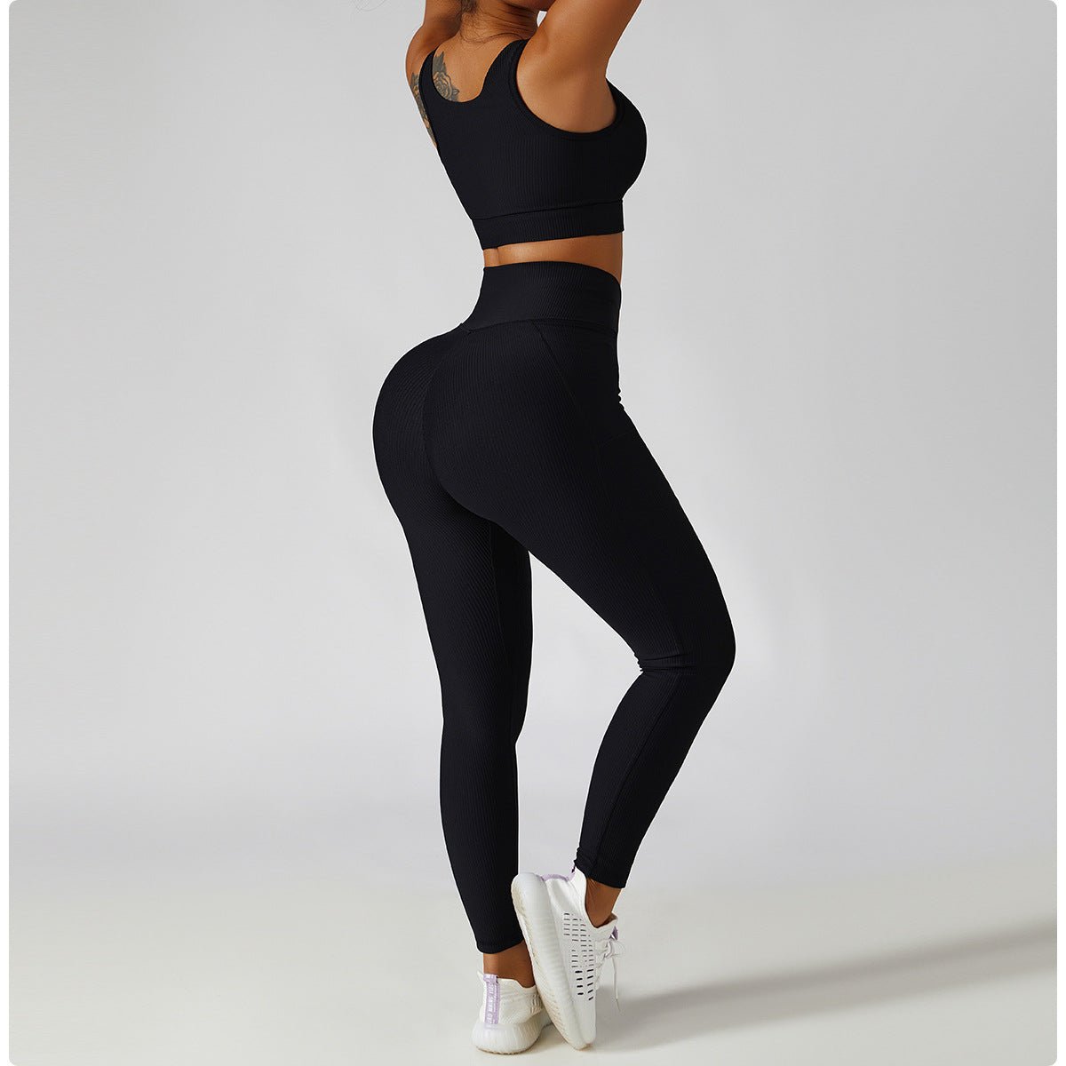Snap-Closure Body Sports Bra