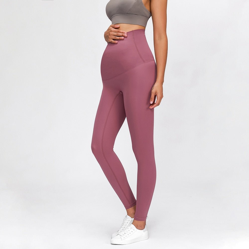 Buttery-soft High Rise Yoga Pants Sport Gym Leggings Pregnant Woman