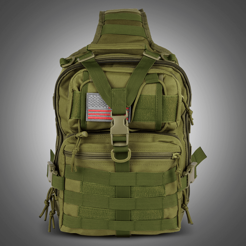 XGear Tactical 14L Range Sling Bag Backpack with Adjustable Strap-4