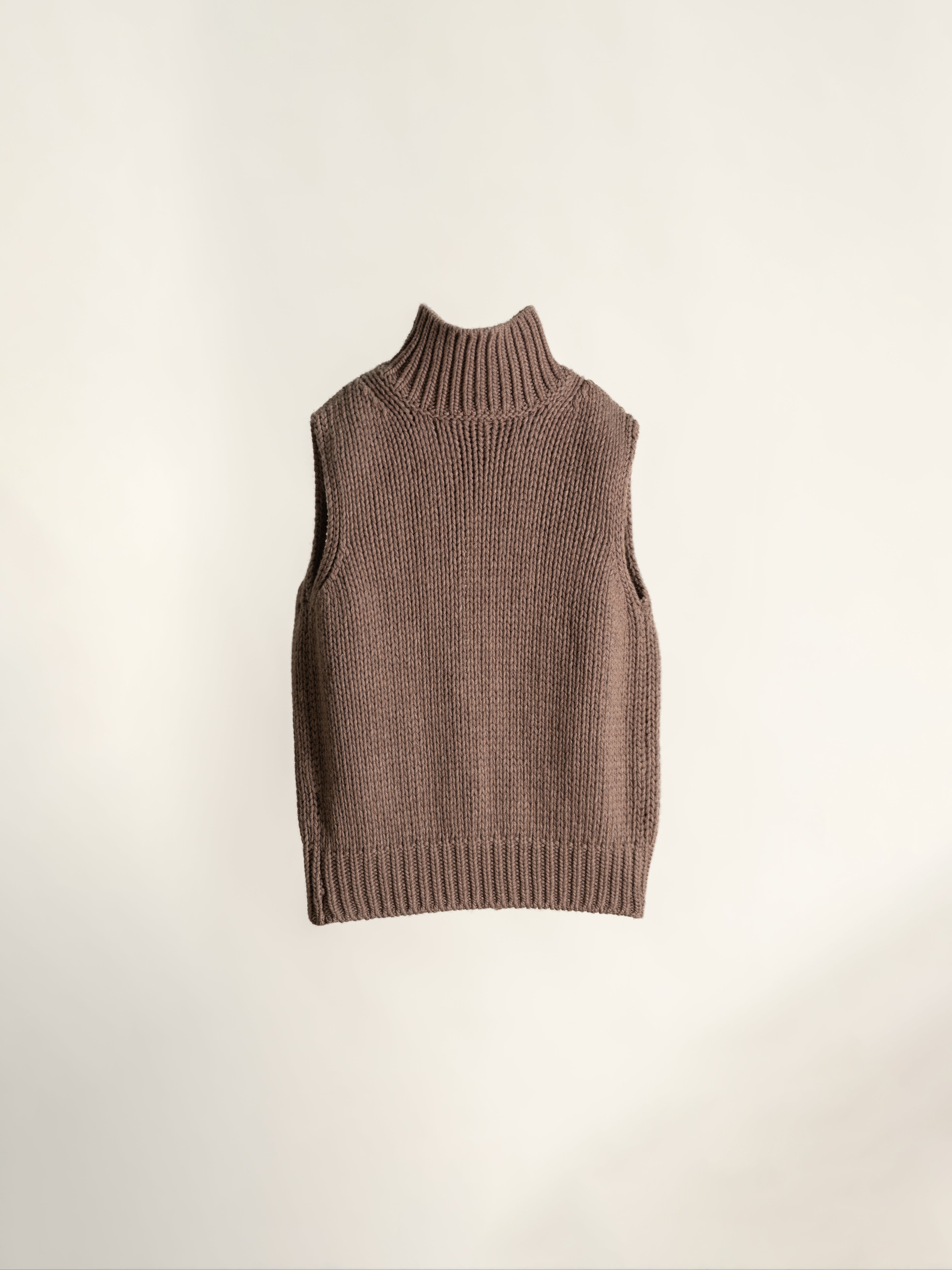 Cashmere-Mix Sleeveless Knit Top