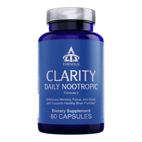 Thrivous Clarity nootropic — ingredient label detail