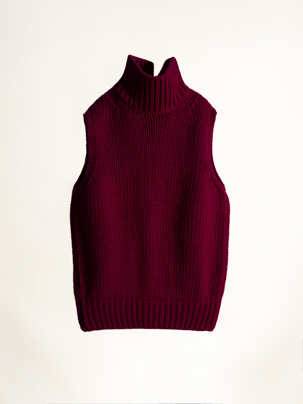 Cashmere-Mix Sleeveless Knit Top