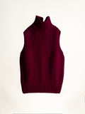 Cashmere-Mix Sleeveless Knit Top