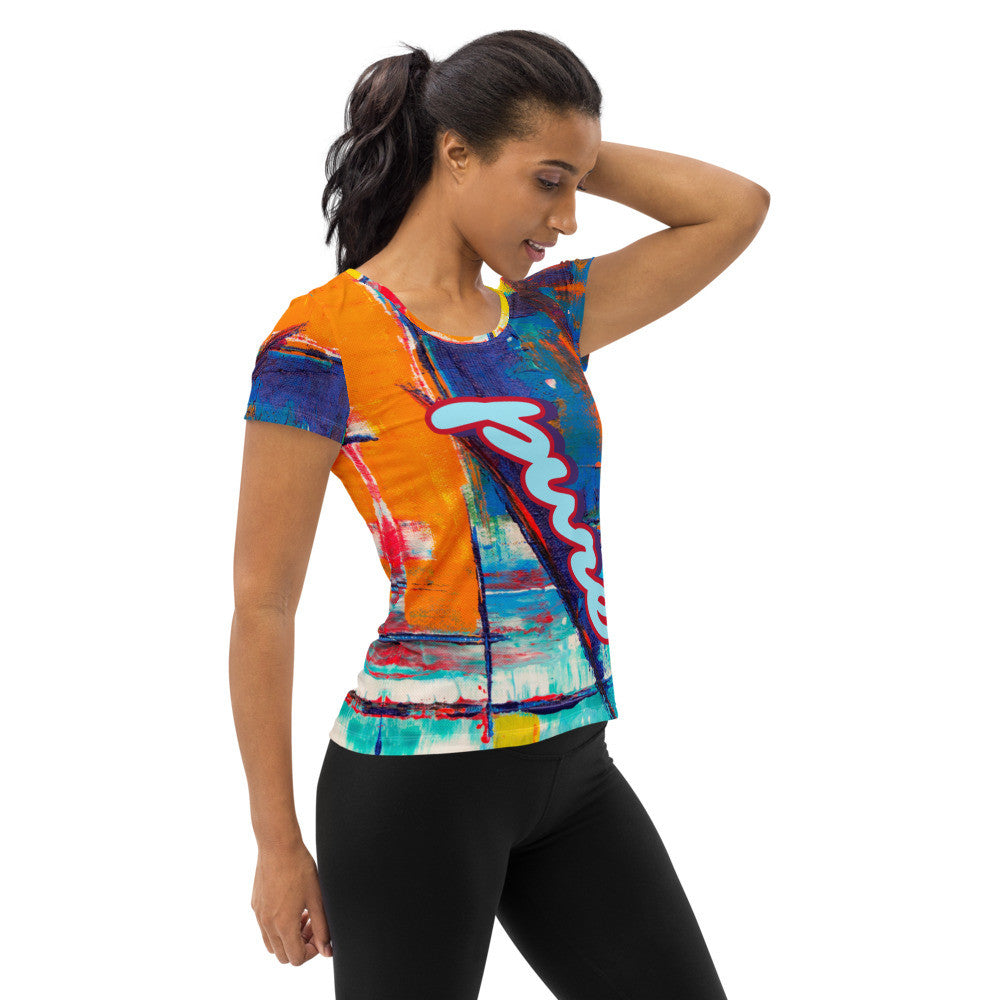 PURE LOVE Women's Athletic T-shirt by Gianneli-6
