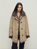 Firelady Women's Parka with Real American Raccoon Fur Collar – Premium 90% White Goose Down Coat