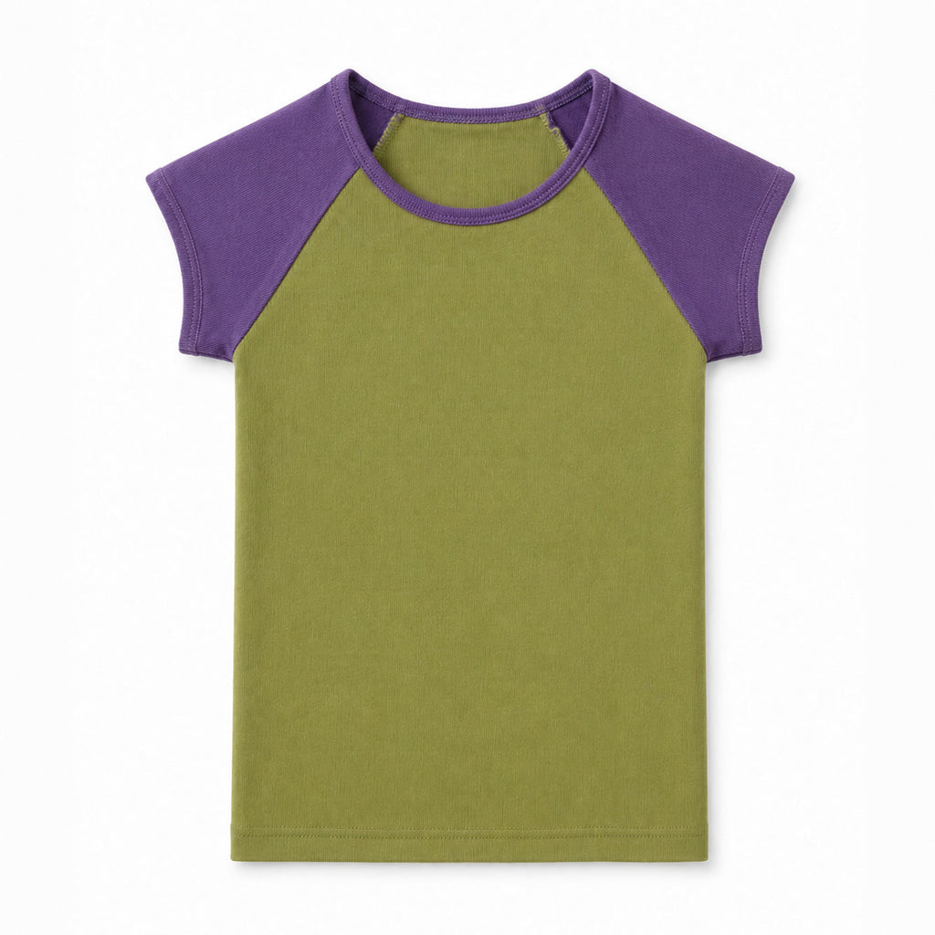 3001GD Limited Women's Garment Dyed Raglan Baby Tee