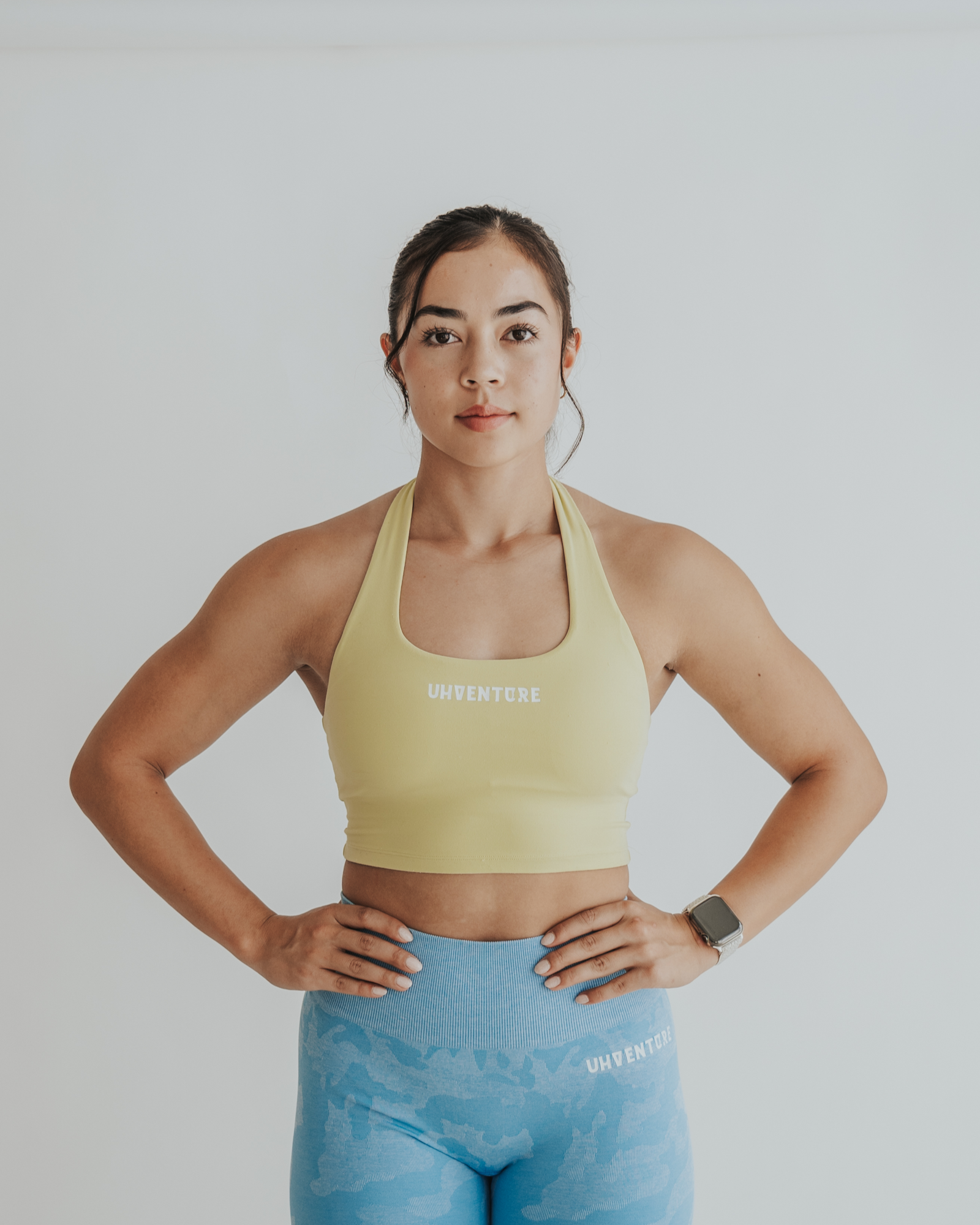 Halter-Neck Active Sports Bra