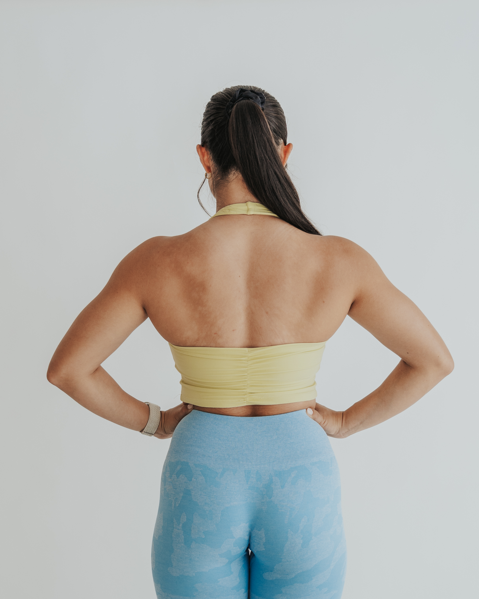Halter-Neck Active Sports Bra