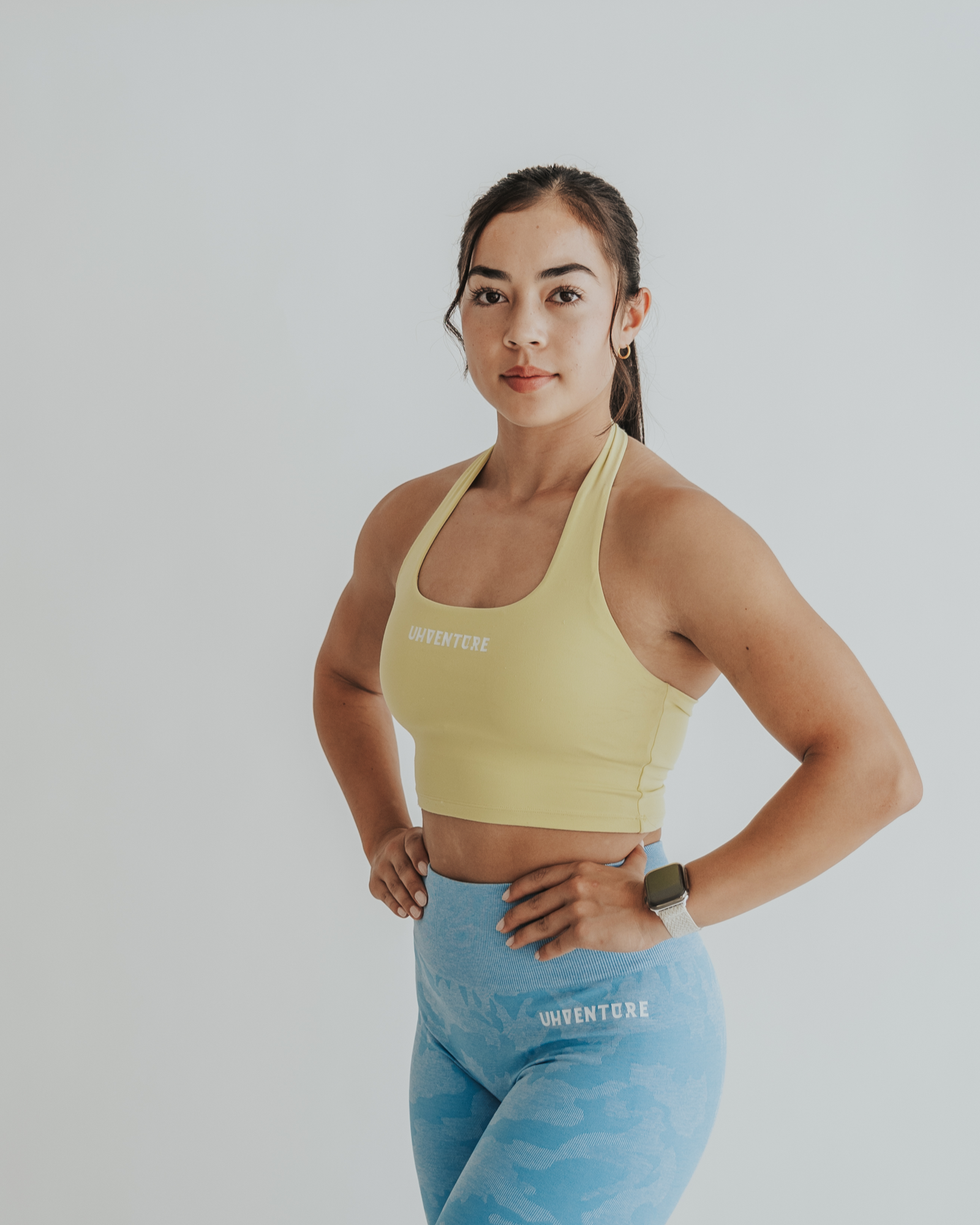 Halter-Neck Active Sports Bra