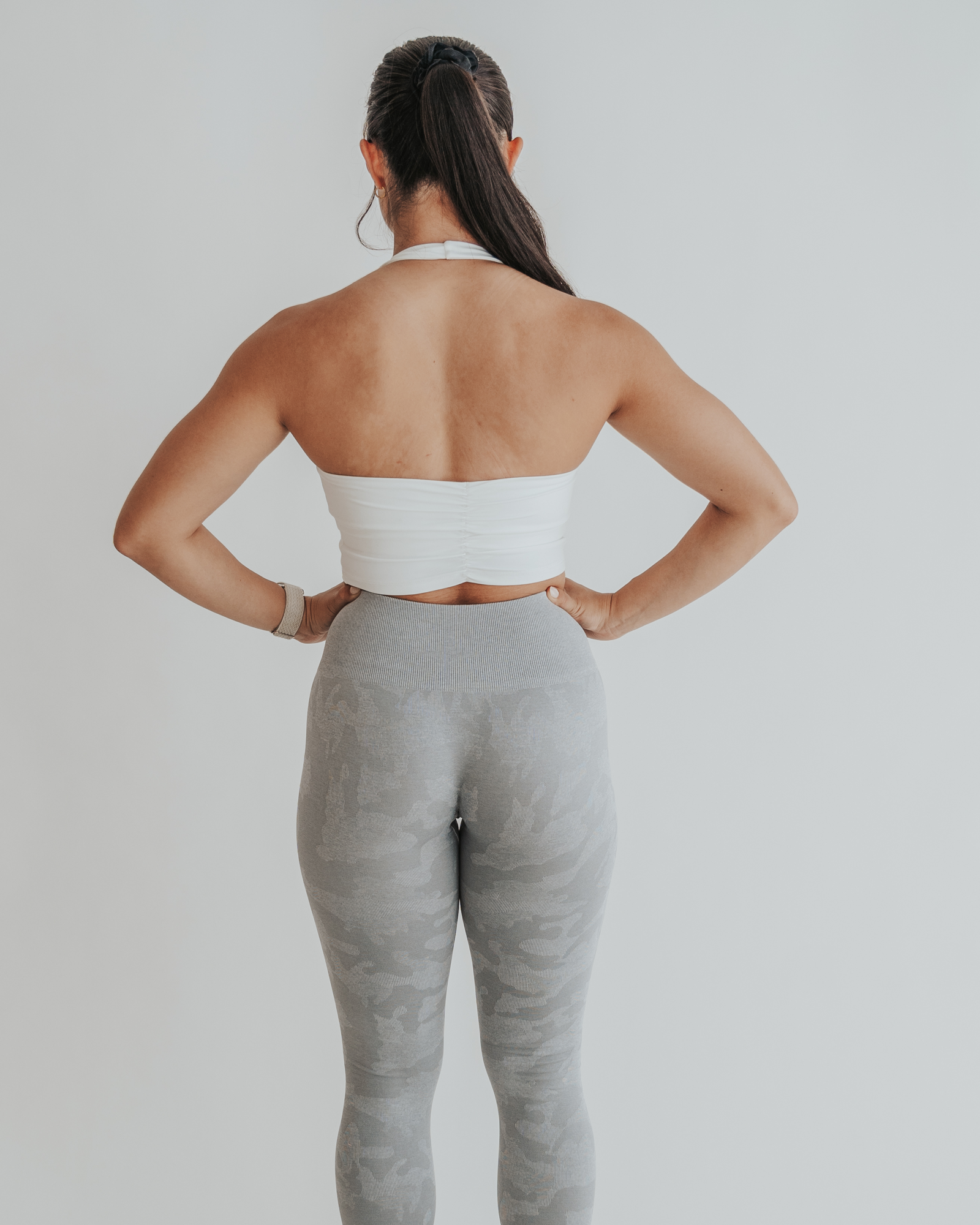 Halter-Neck Active Sports Bra