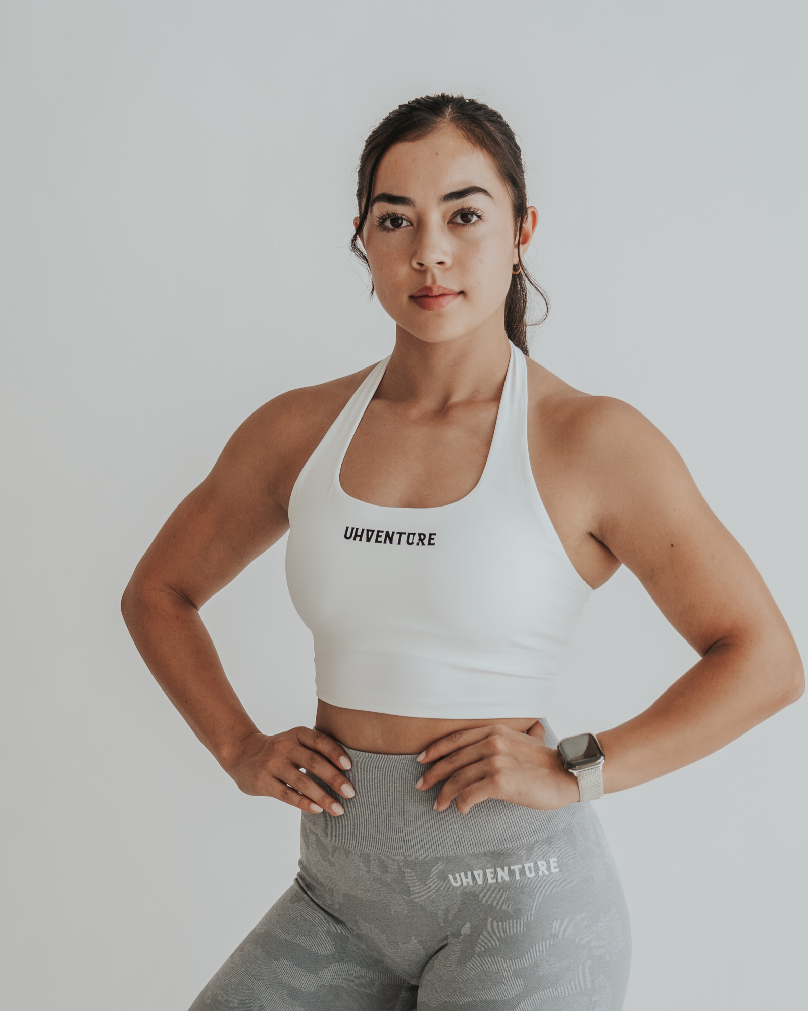 Halter-Neck Active Sports Bra