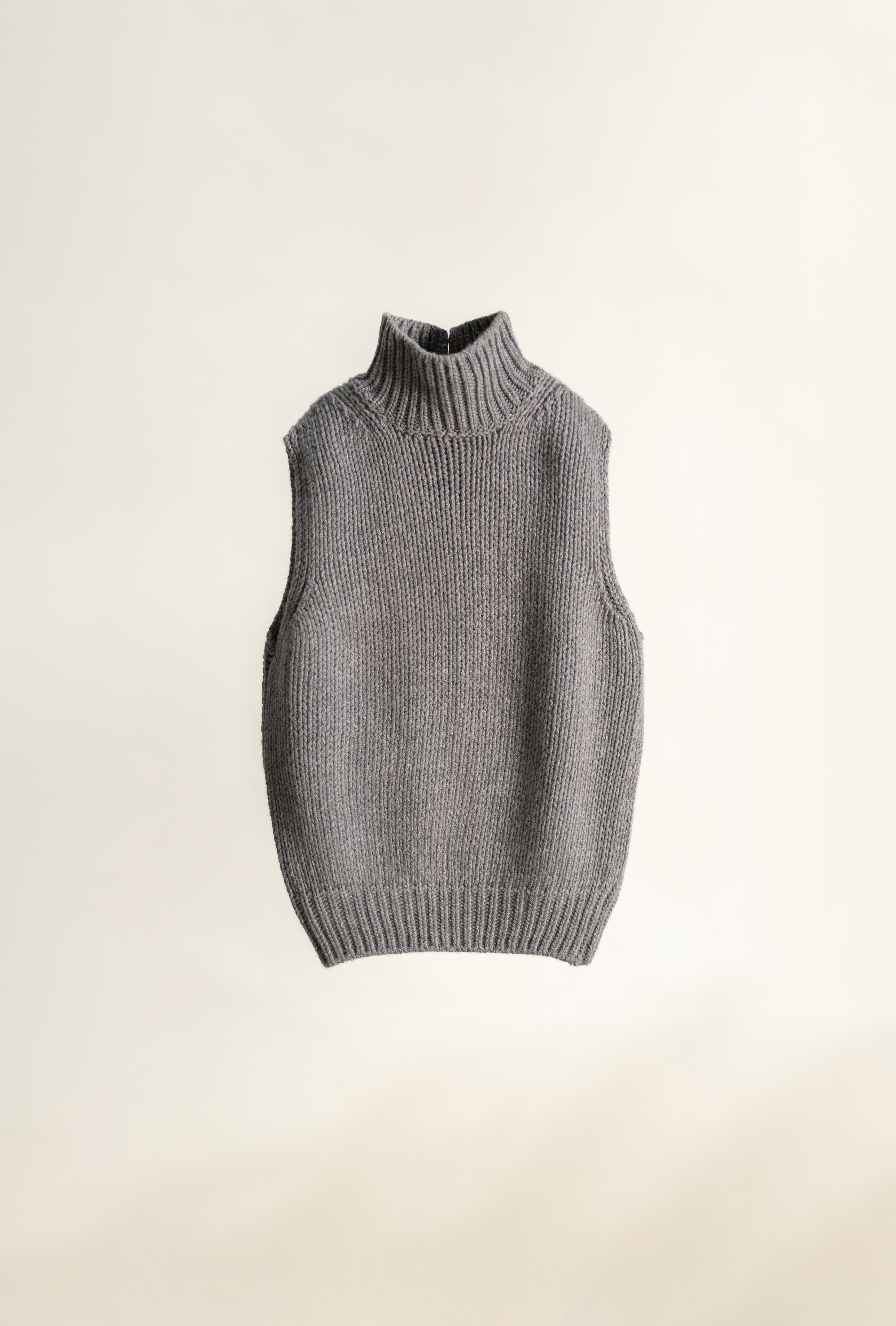 Cashmere-Mix Sleeveless Knit Top