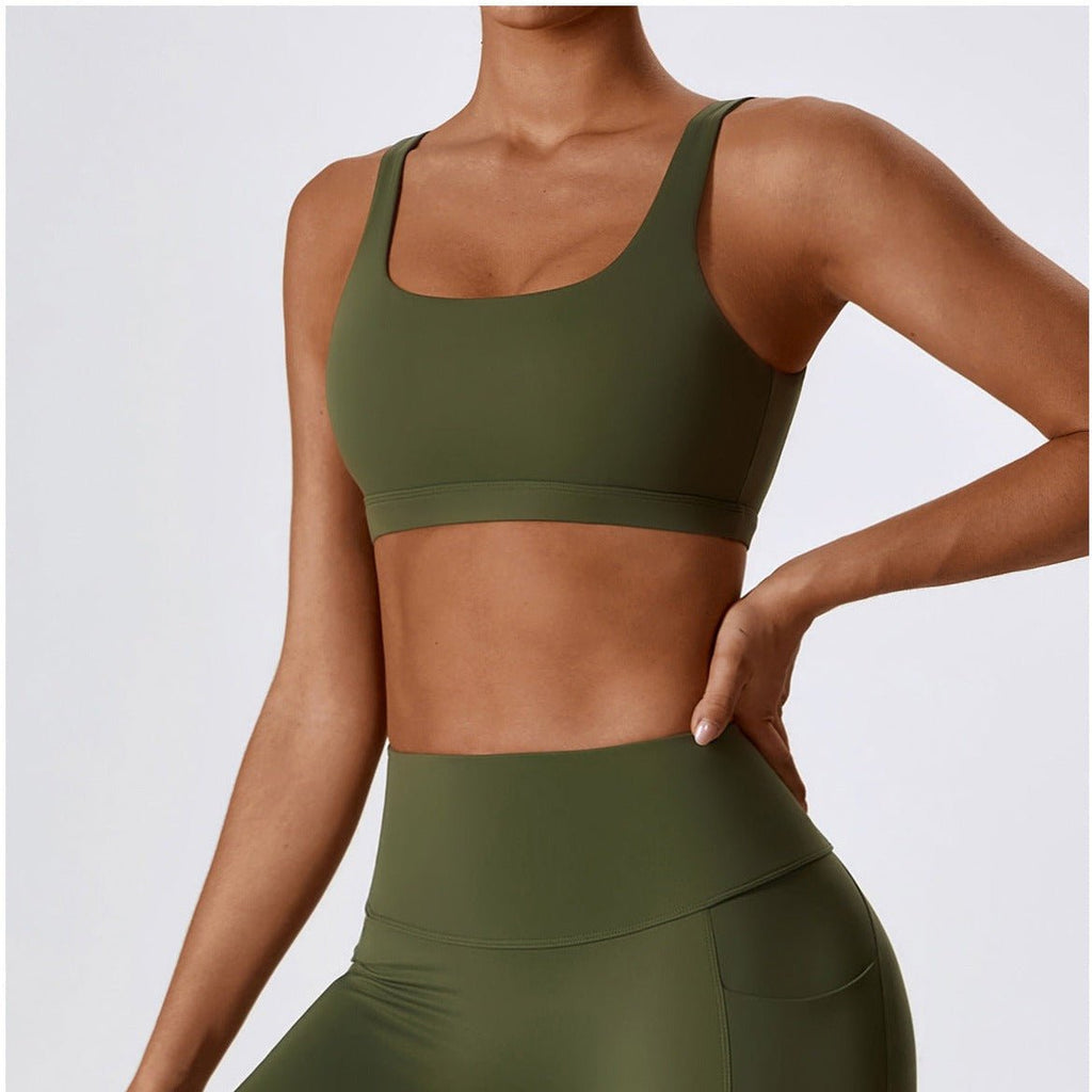 Open back activewear top for studio and street, Marni by The Friday Feeling