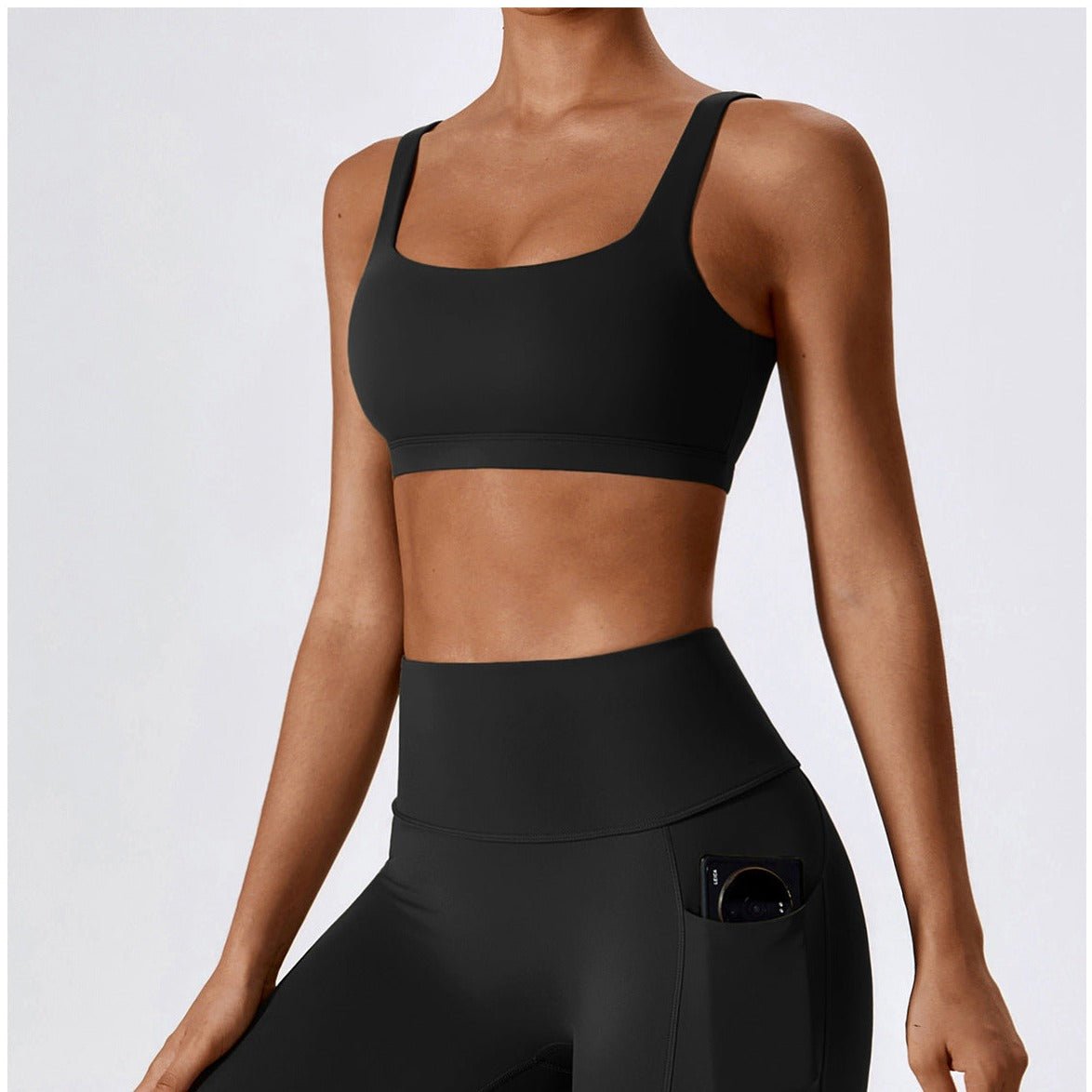 Women's open back sports top, Marni activewear by The Friday Feeling