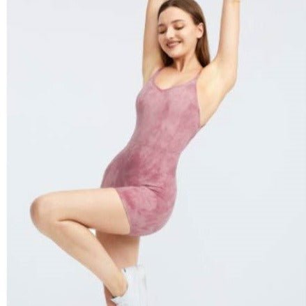 Michelle Onesie in Pink — front view