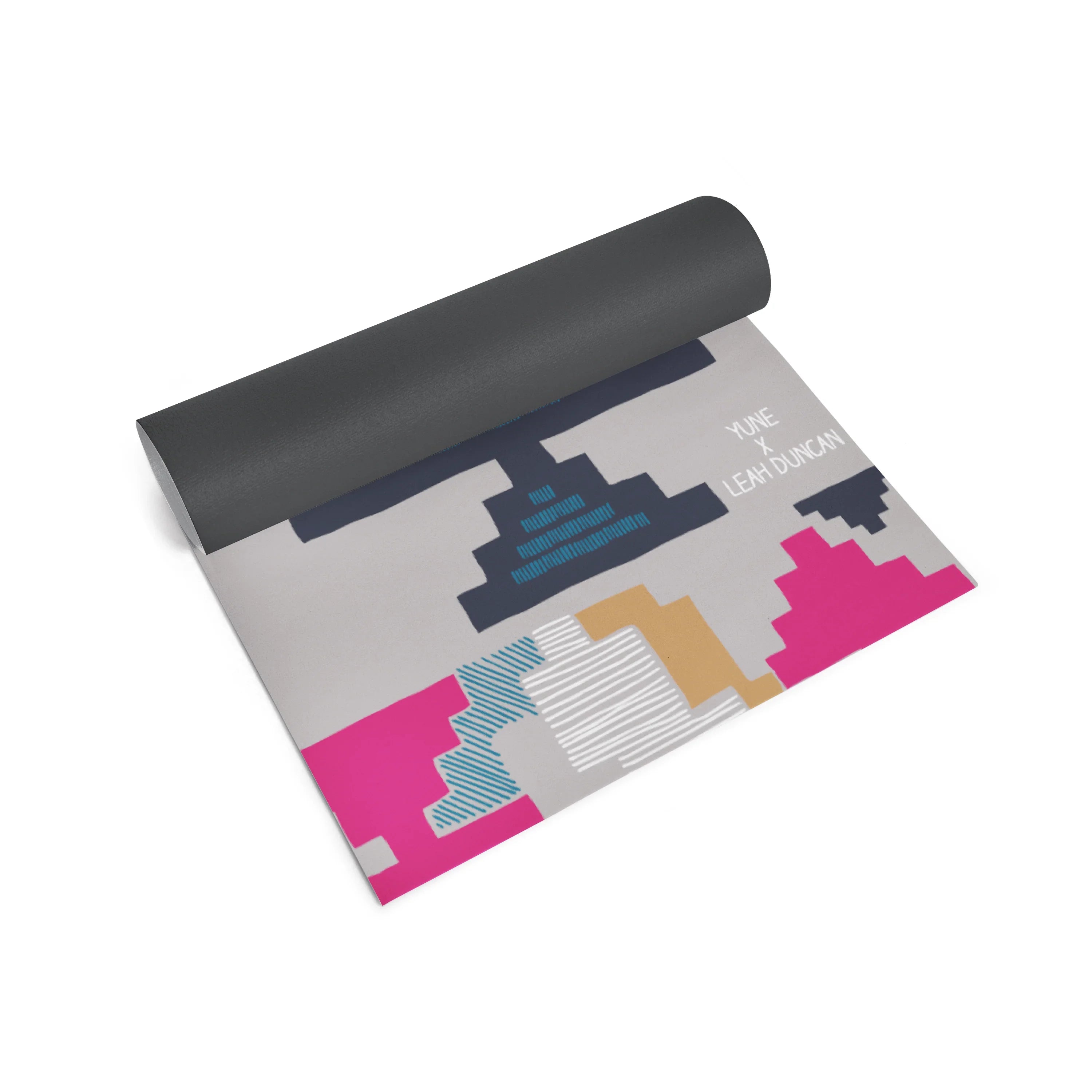 Yoga Mat | 6mm Thick | Pink| Non-slip | Eco Friendly | Leah Duncan Geo