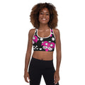 Day Of The Dog Pink Padded Sports Bra