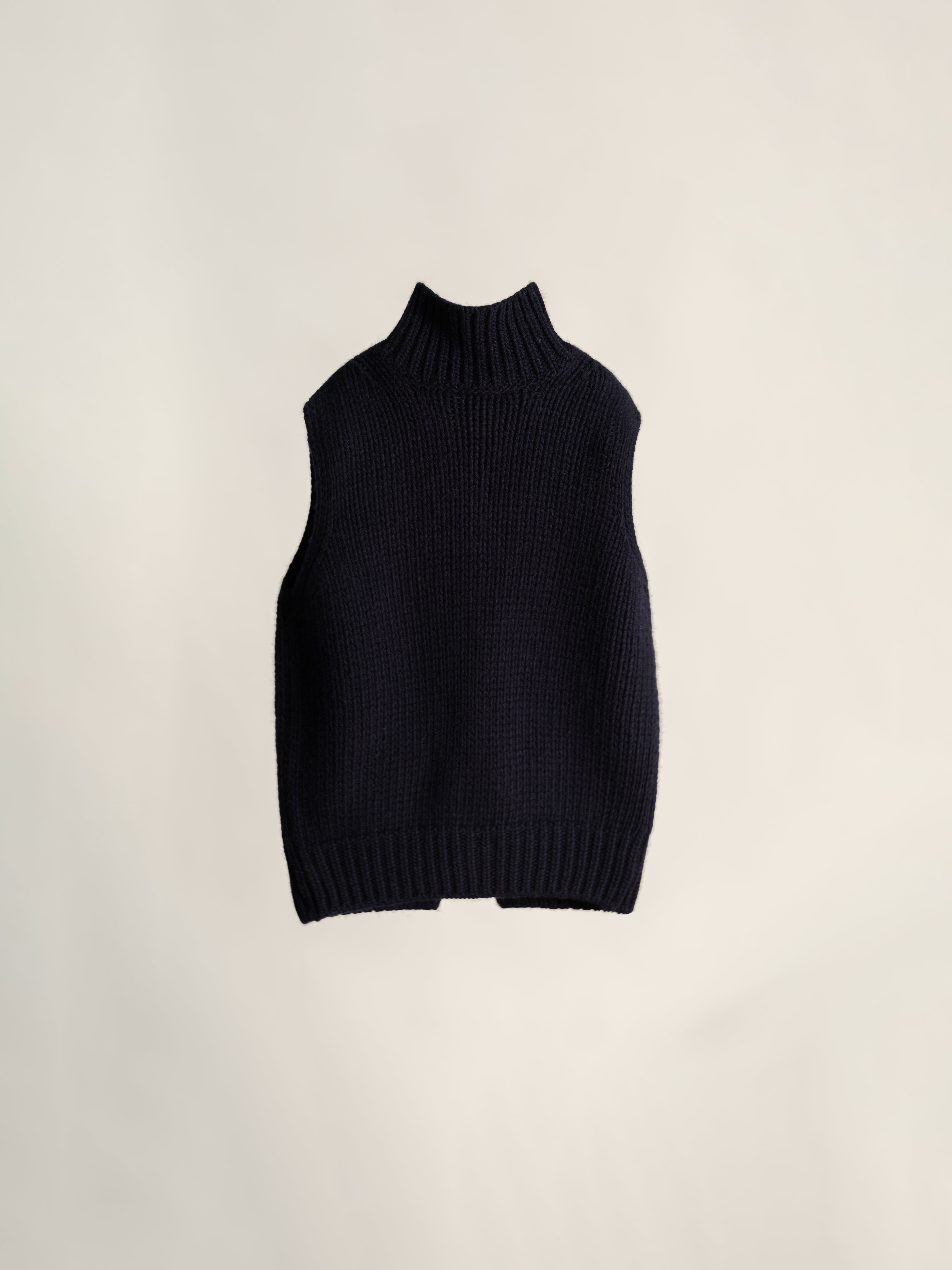 Cashmere-Mix Sleeveless Knit Top