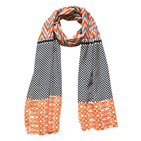 Sahara- Ikat Print Fashion Scarf