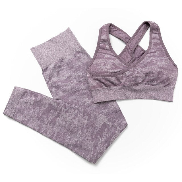 Seamless 3-Piece Yoga Set