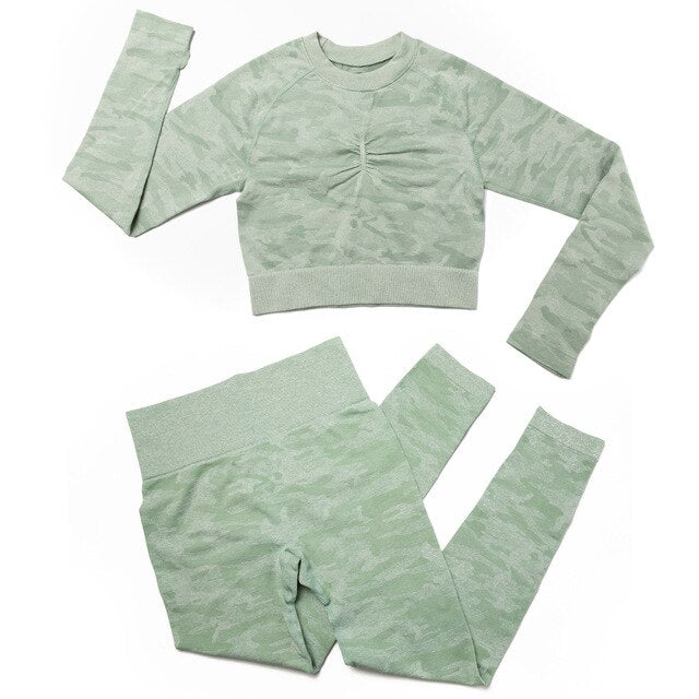 Seamless 3-Piece Yoga Set