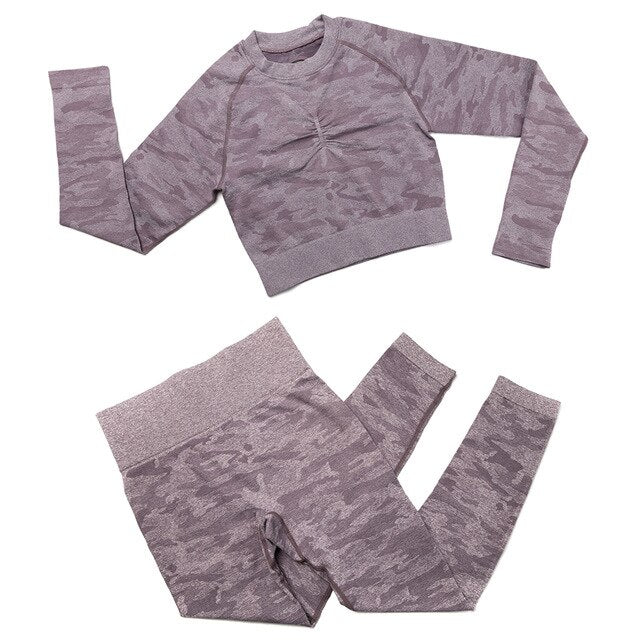 Seamless 3-Piece Yoga Set