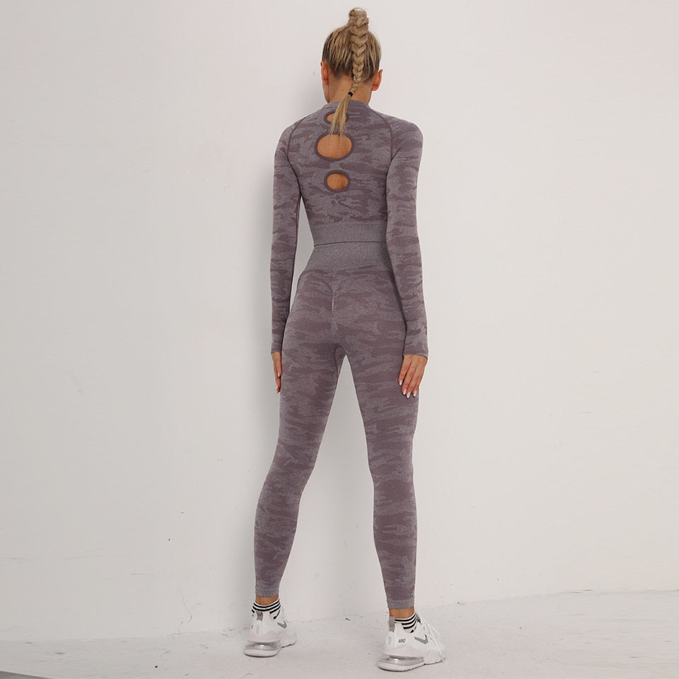 Seamless 3-Piece Yoga Set