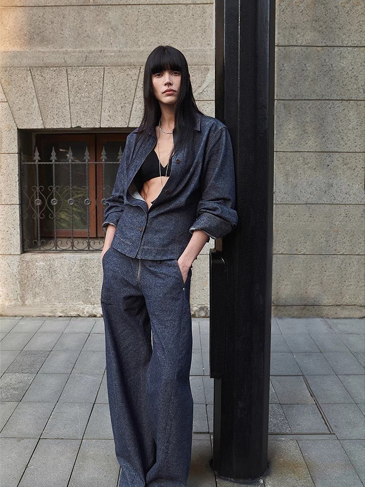 Refreshing Breathable Twill Linen Deconstructed Silhouette Old Money Style Waist Shirt Top