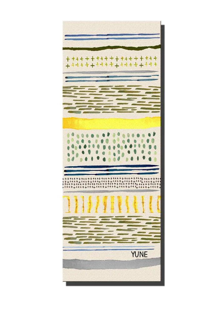 Yoga Mat | 6mm Thick | Beige| Non-slip | Eco Friendly | Reed