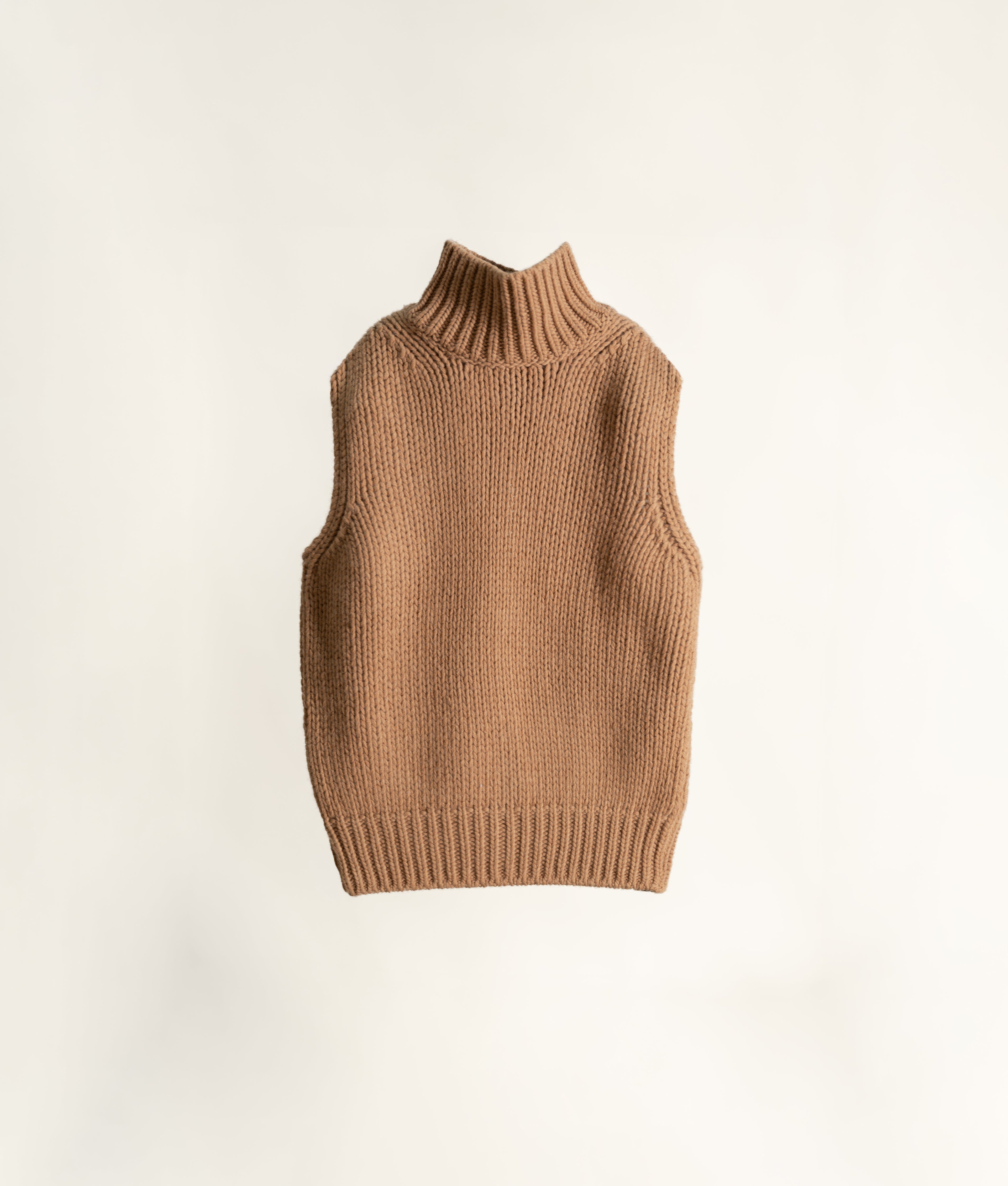 Cashmere-Mix Sleeveless Knit Top