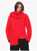 Winter Alpaca Wool Scarf for Women